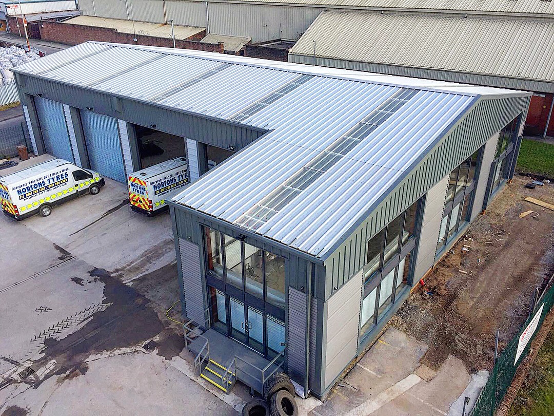 Completed steel frame project 5