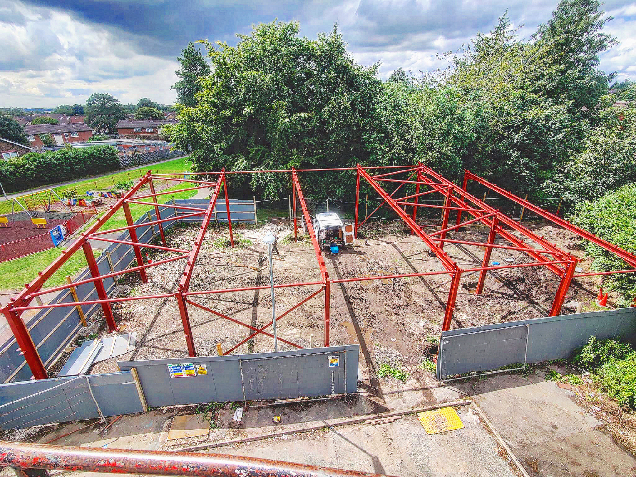 Completed steel frame project 7